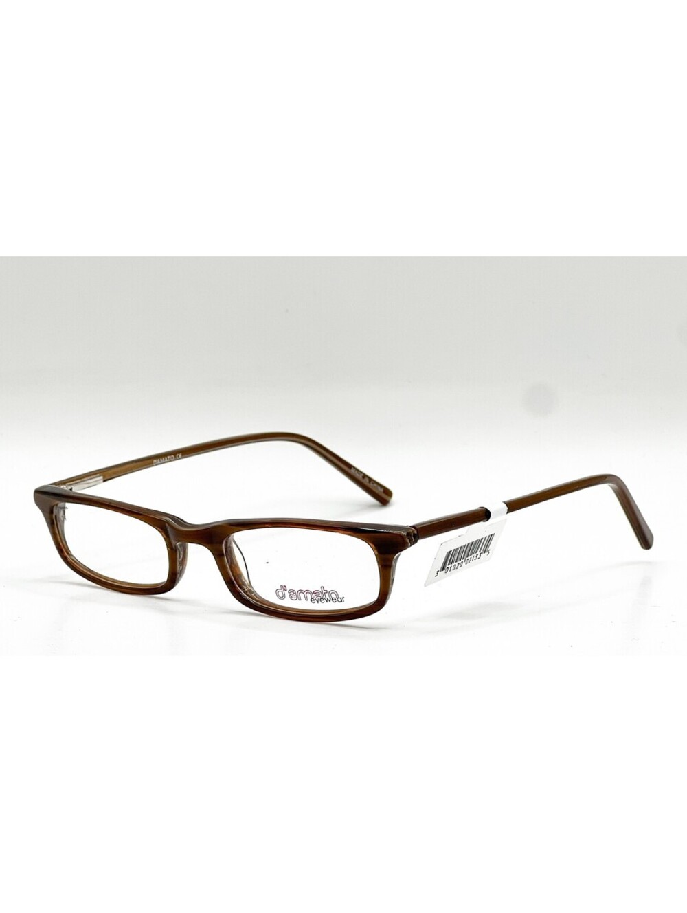 D'Amato Eyewear Dz114 Brn Matte Brown Authentic Eyeglasses 48-18-140